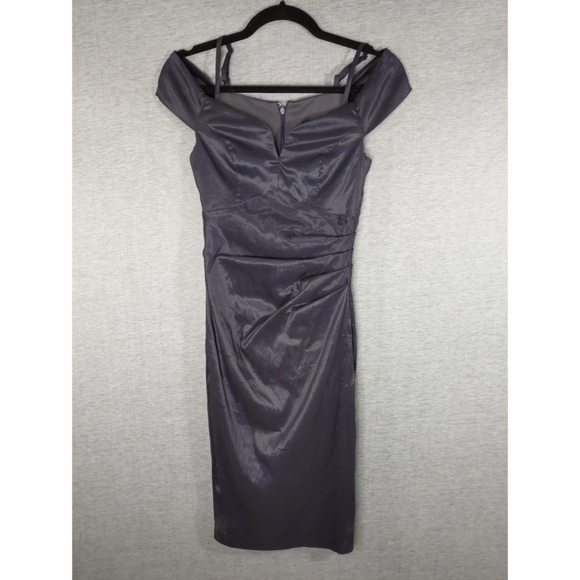 👯♀️Host Pick⚡️ Made in 🇨🇦 Le Chateau Off the Shoulder Dress - Picture 4 of 12